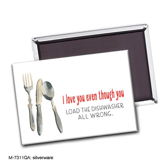 Silverware, Magnet (M-7311QA), front, printedcanvas.com