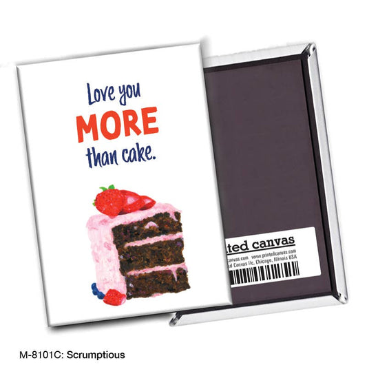 Scrumptious, Magnet (M-8101C), Front, printedcanvas.com