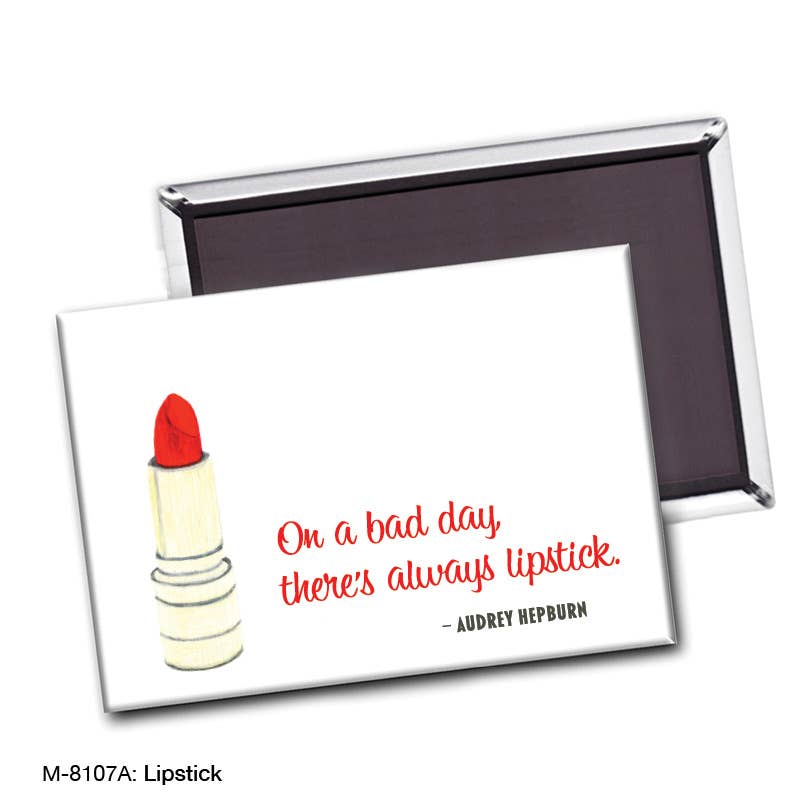 Lipstick, Magnet (M-8107A), Front, printedcanvas.com