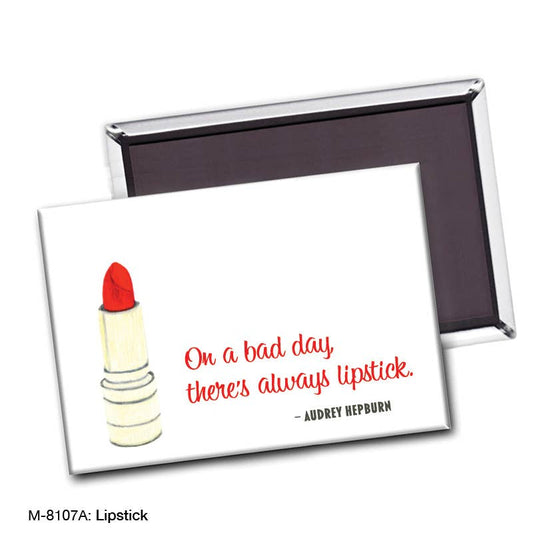 Lipstick, Magnet (M-8107A), Front, printedcanvas.com