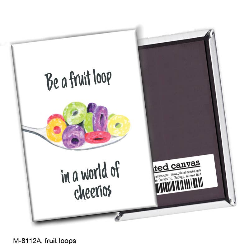 Fruit Loops, Magnet (M-8112A), Front, printedcanvas.com