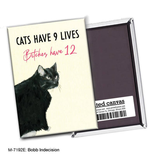Bobb Indecision, Magnet (M-7192E), Front, printedcanvas.com