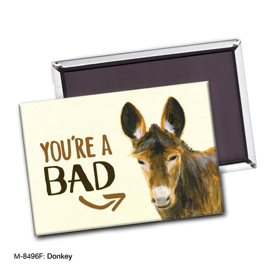 Donkey, Magnet (M-8496F), Front, printedcanvas.com