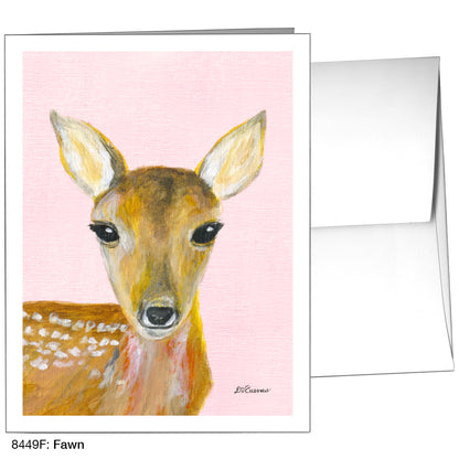 Fawn, Greeting Card (8449F), A2, printedcanvas.com