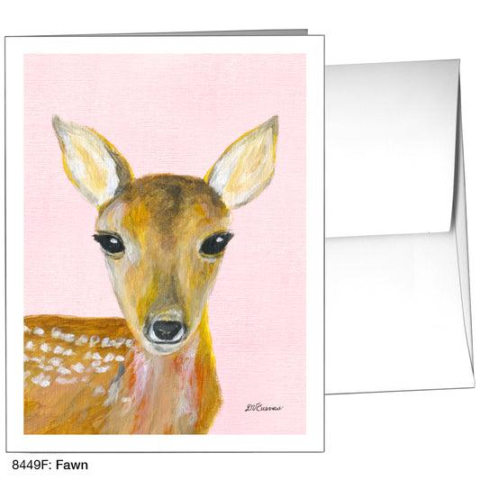 Fawn, Greeting Card (8449F), A2, printedcanvas.com
