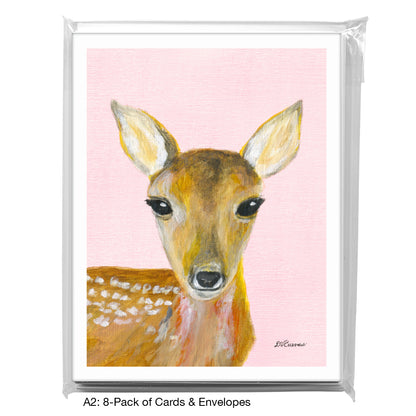 Fawn, Greeting Card (8449F), A2 8-Pack, printedcanvas.com