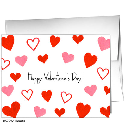 Hearts, Greeting Card (8572A), A2, printedcanvas.com