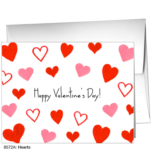 Hearts, Greeting Card (8572A), A2, printedcanvas.com