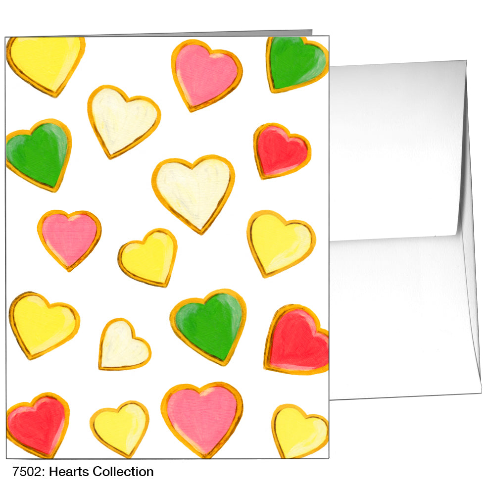 Hearts Collection, Greeting Card (7502), A2, printedcanvas.com