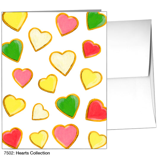 Hearts Collection, Greeting Card (7502), A2, printedcanvas.com