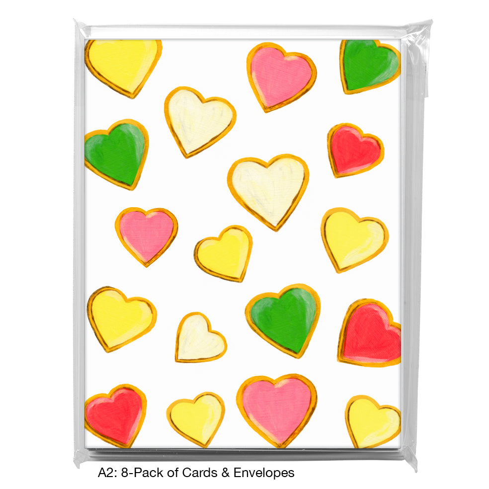 Hearts Collection, Greeting Card (7502), A2 8-Pack, printedcanvas.com