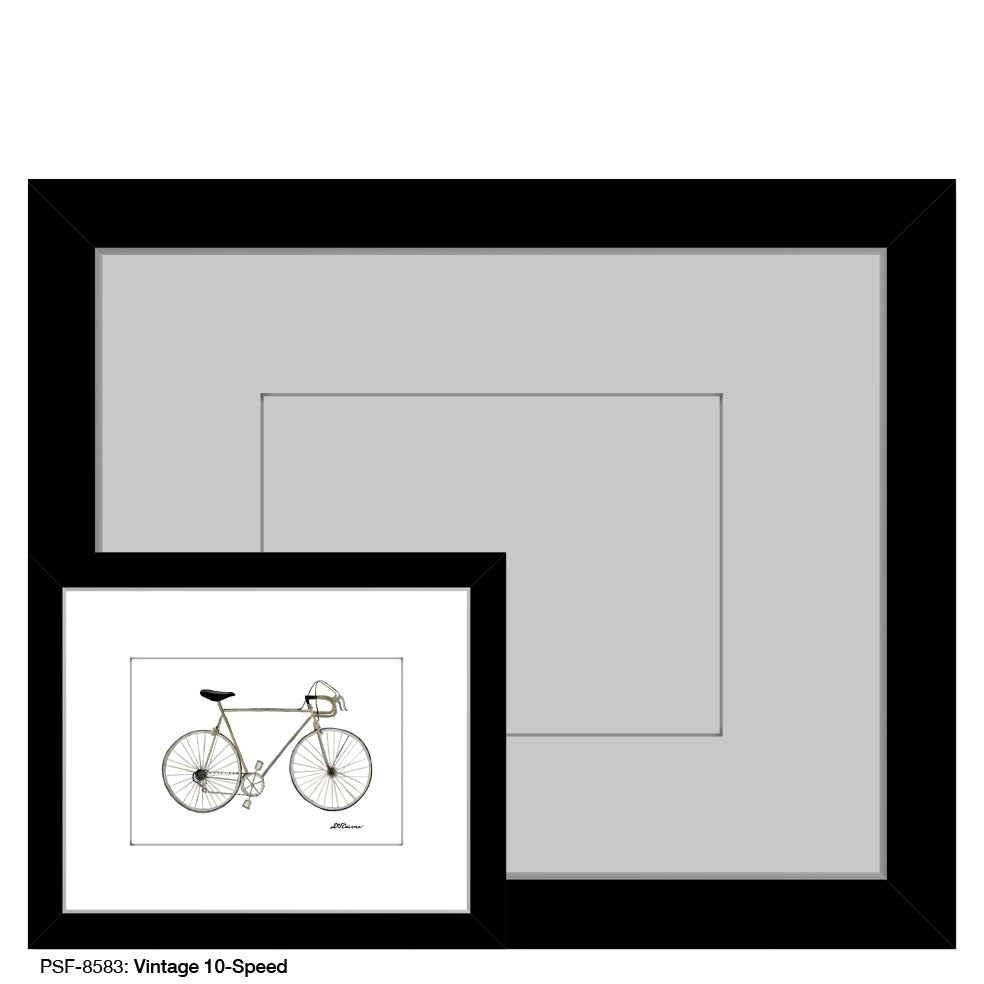 Vintage 10-Speed, Print (#8583) - Printed Canvas
