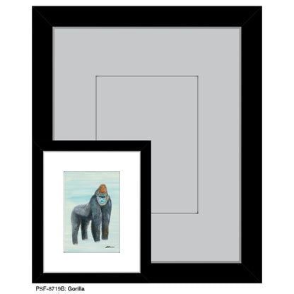 Gorilla, Print (#8719B), Print Matted, www.printedcanvas.com
