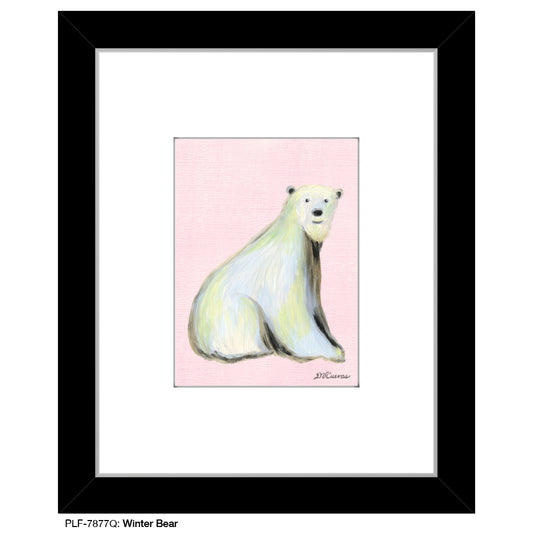 Winter Bear, Print (#7877Q) - Printed Canvas
