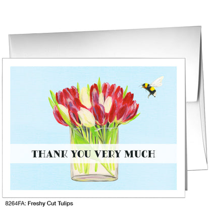 Freshly Cut Tulips, Greeting Card (8264FA), A2, printedcanvas.com