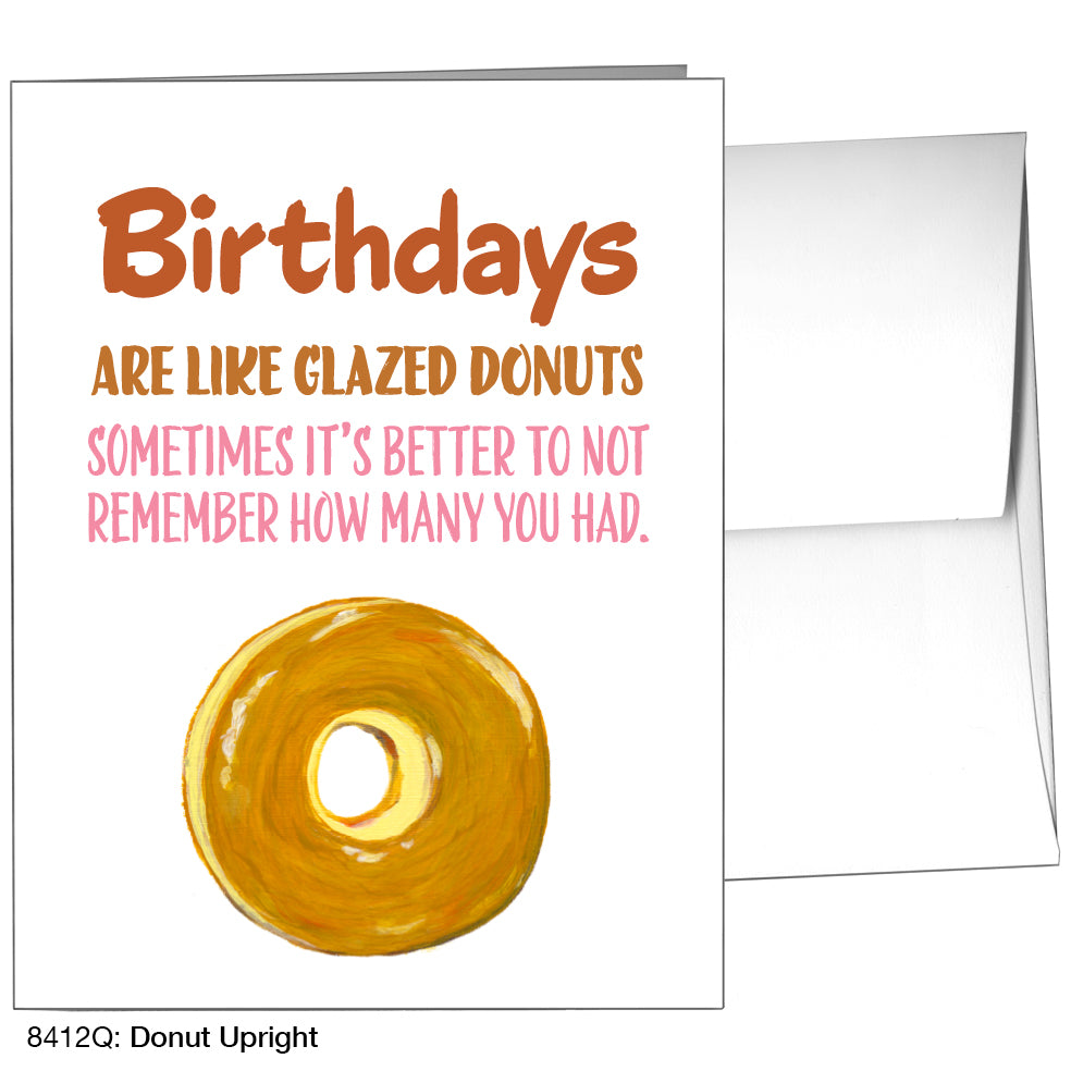 Donut Upright, Greeting Card (8412Q), A2, printedcanvas.com