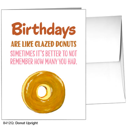 Donut Upright, Greeting Card (8412Q), A2, printedcanvas.com