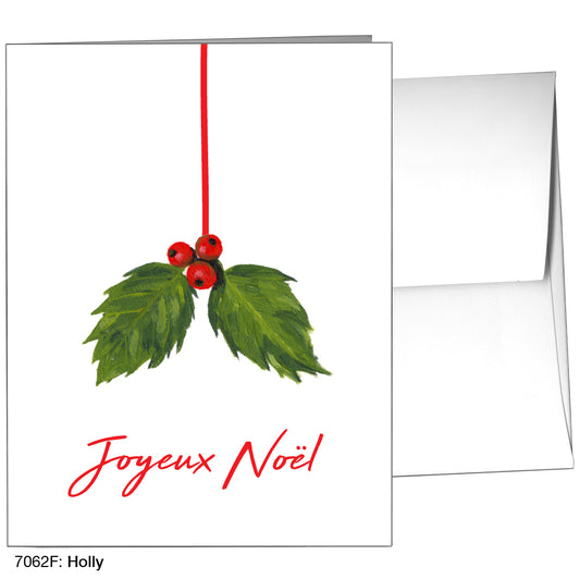 Holly, Greeting Card (7062F), A2, printedcanvas.com