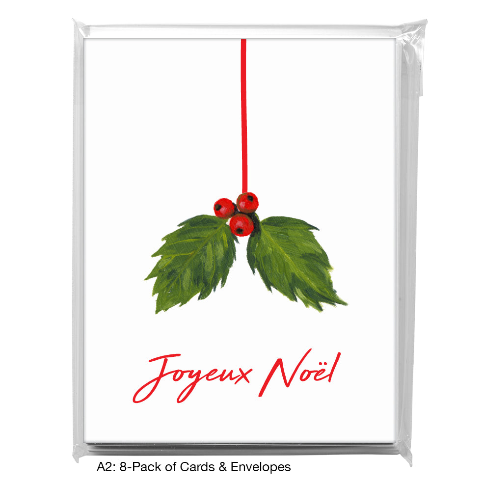 Holly, Greeting Card (7062F), A2 8-Pack, printedcanvas.com