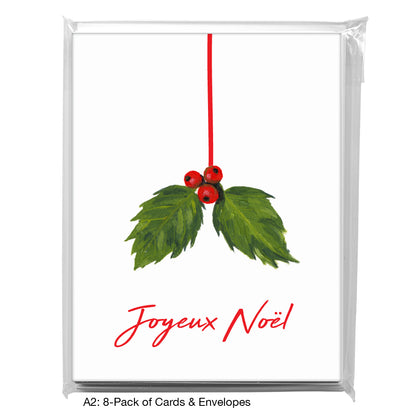 Holly, Greeting Card (7062F), A2 8-Pack, printedcanvas.com