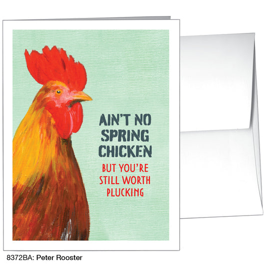 Peter Rooster, Greeting Card (8372BA), A2, printedcanvas.com