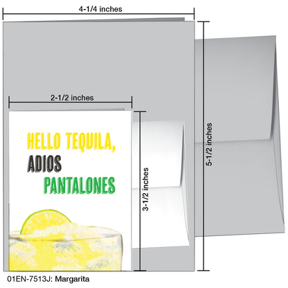 Margarita, Greeting Card (7513J), Enclosure, printedcanvas.com