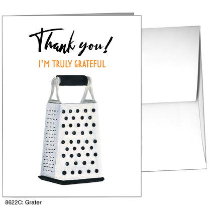 Grater, Greeting Card (8622C), A2, printedcanvas.com