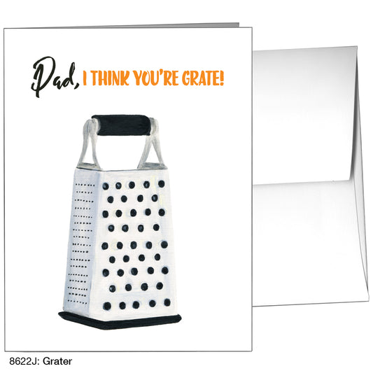 Grater, Greeting Card (8622J), A2 Card Front, www.printedcanvas.com
