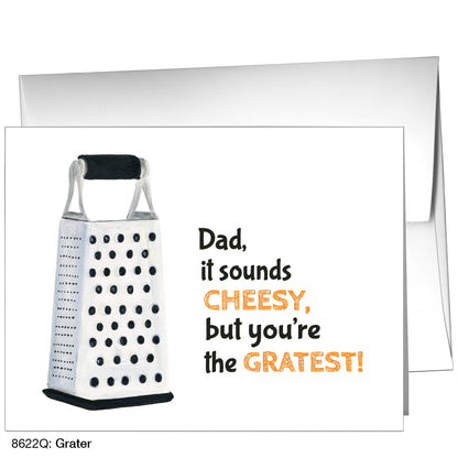Grater, Greeting Card (8622Q), A2, printedcanvas.com