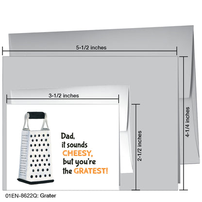 Grater, Greeting Card (8622Q), Enclosure, printedcanvas.com