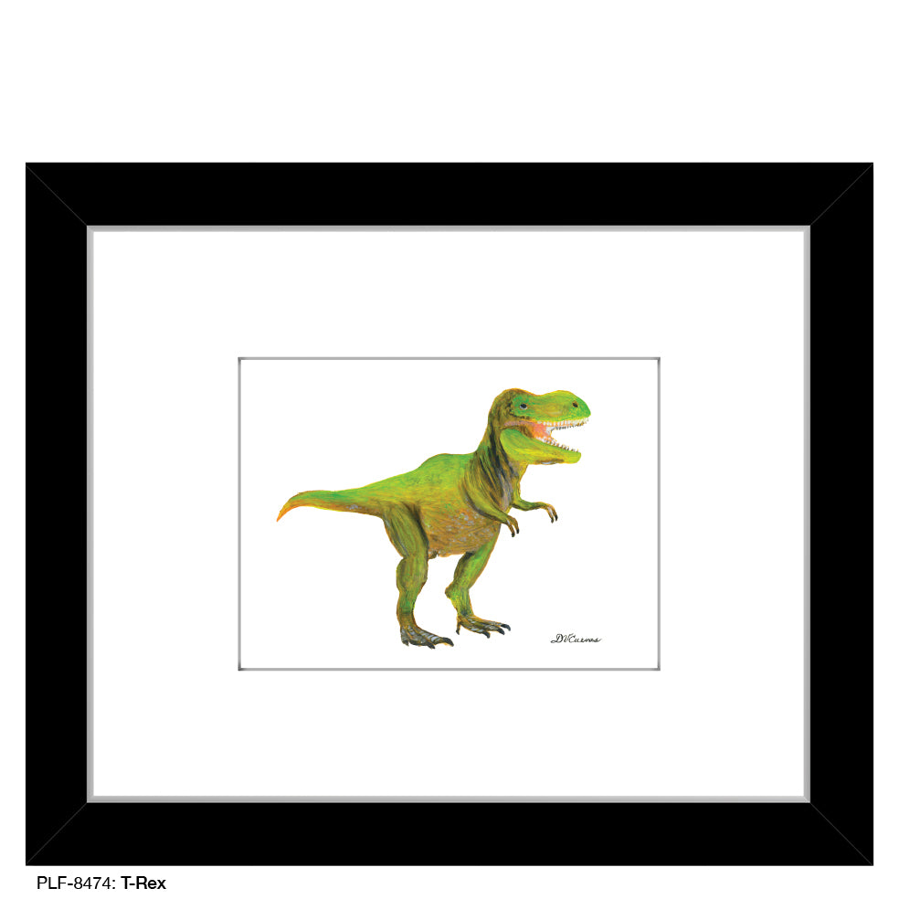 T-Rex, Print (#8474A), Print Matted, www.printedcanvas.com