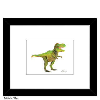 T-Rex, Print (#8474A), Print Matted, www.printedcanvas.com