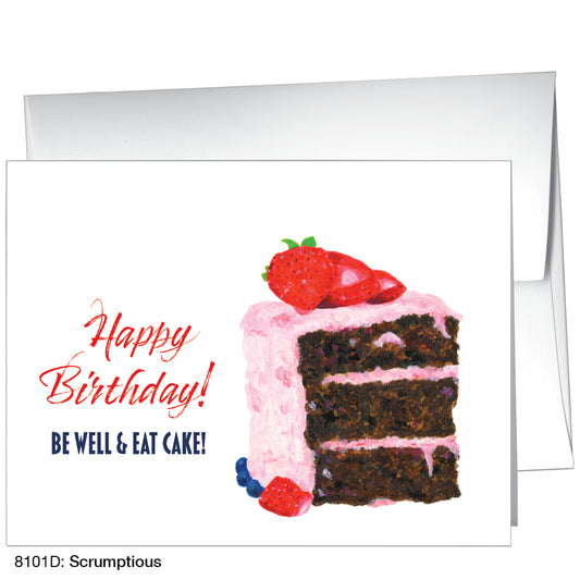 Scrumptious, Greeting Card (8101D), A2 Card, www.printedcanvas.com