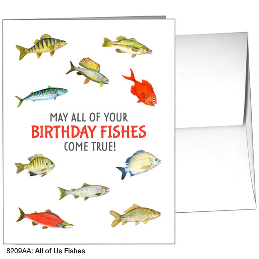 All of Us Fishes, Greeting Card (8209AA), A2, printedcanvas.com