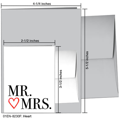 Heart, Greeting Card (8230F), Enclosure Card, printedcanvas.com