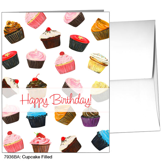 Cupcake Filled, Greeting Card (7936BA), A2, printedcanvas.com