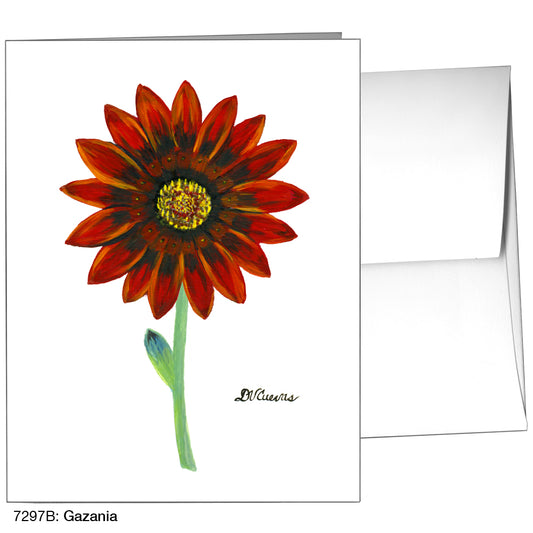 Gazania, Greeting Card (7297B), A2 Card Front, www.printedcanvas.com