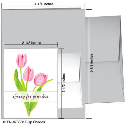 Tulip Shades, Greeting Card (8733B), Enclosure Card, www.printedcanvas.com