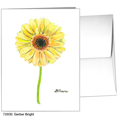Gerber Bright, Greeting Card (7260B), A2, printedcanvas.com
