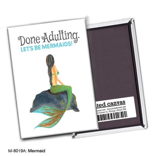 Mermaid, Magnet (M-8019A), Front, printedcanvas.com