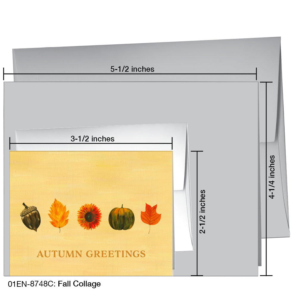 Fall Collage, Greeting Card (8748D), Enclosure, printedcanvas.com