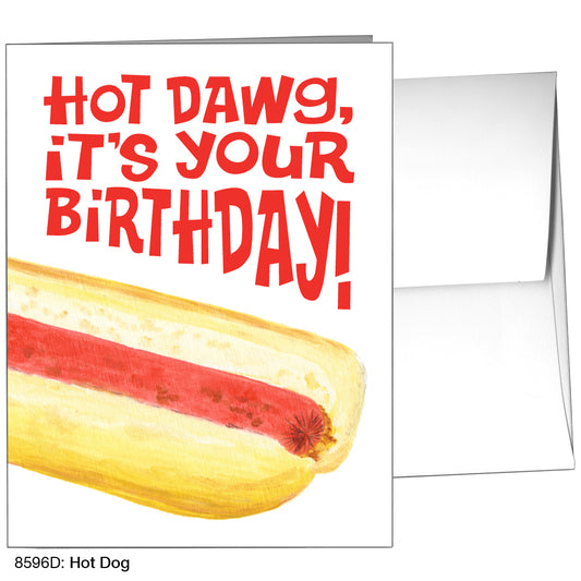 Hot Dog, Greeting Card (8596D), A2 Card, www.printedcanvas.com