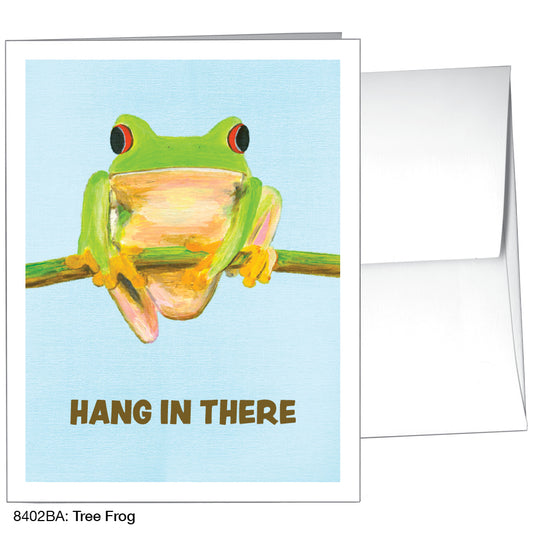 Tree Frog, Greeting Card (8402BA), A2, printedcanvas.com