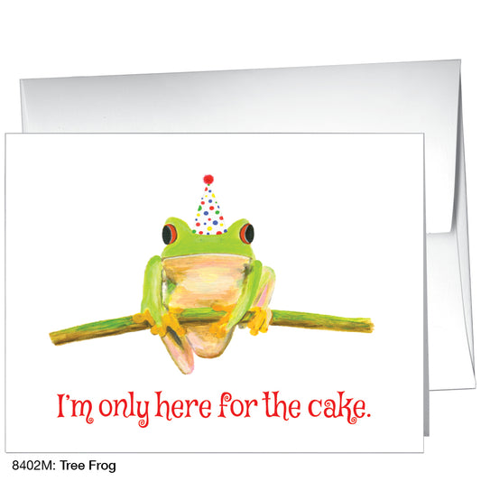 Tree Frog, Greeting Card (8402M), A2 Card, printedcanvas.com
