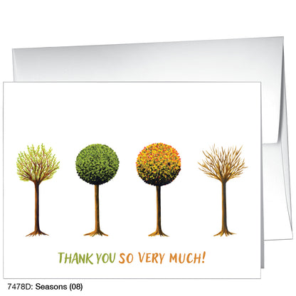 Seasons (08), Greeting Card (7478D), A2 Card, printedcanvas.com
