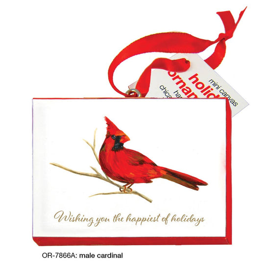 Male Cardinal, Ornament (OR-7866A)