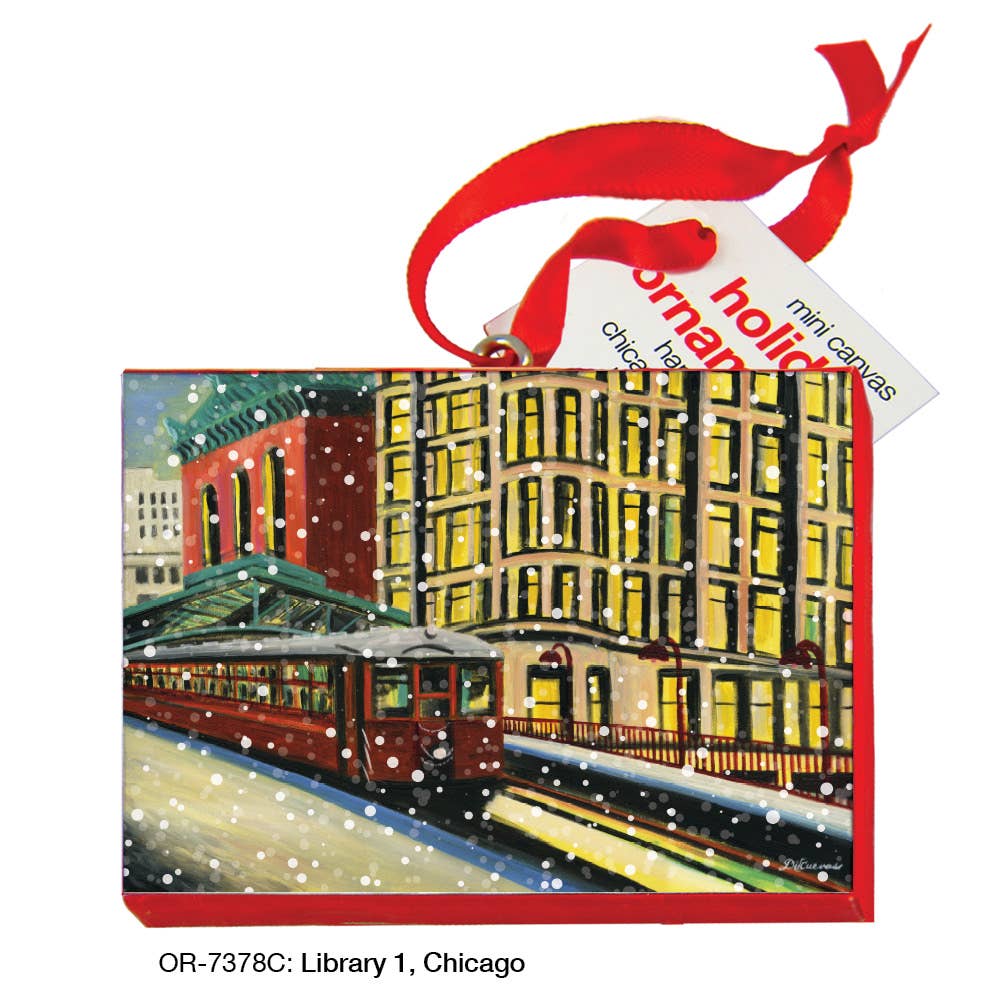 Library 1, Chicago, Ornament (OR-7378C)