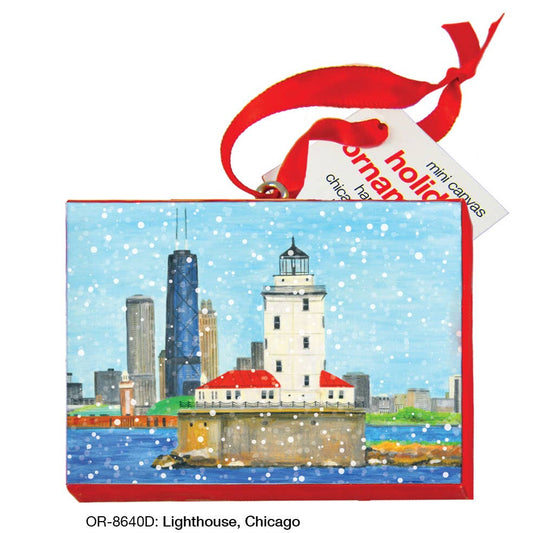Lighthouse, Chicago, Ornament (OR-8640D)