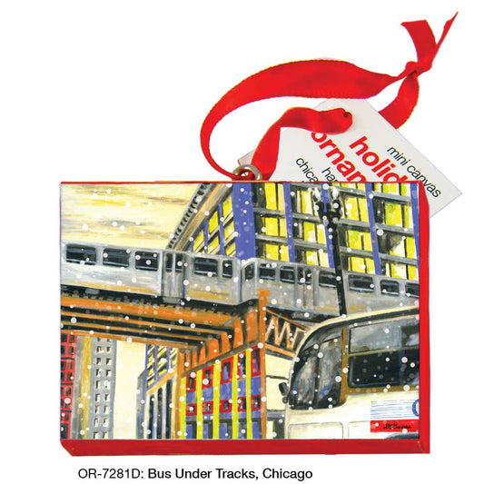 Bus Under Tracks, Chicago, Ornament (OR-7281D)