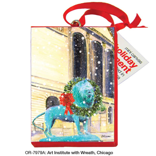 Art Institute With Wreath, Chicago, Ornament (OR-7979A)